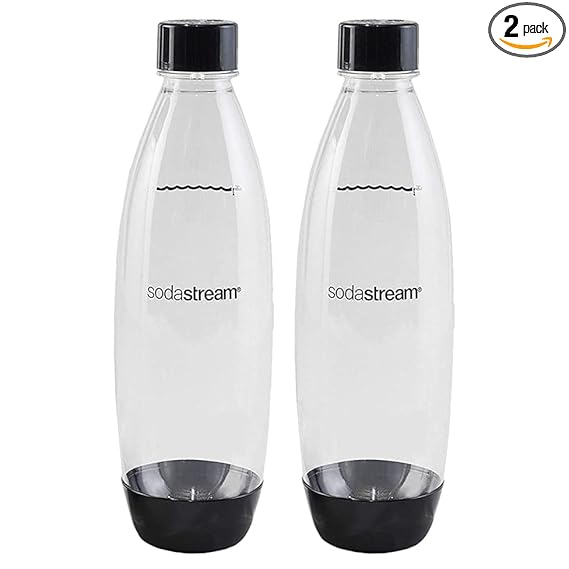 SodaStream 1L Twin Pack Dishwasher Safe Slim Bottle - Image 2